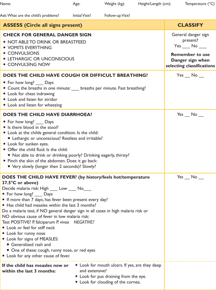 Figure 3. Management of the Sick Child Aged 2 Months Up to 5 Years